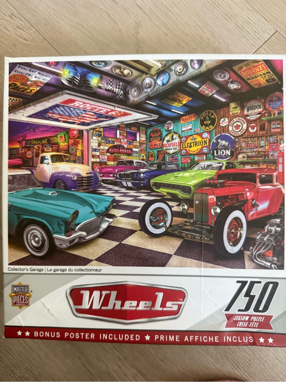Wheels 750-Piece Jigsaw Puzzle - Multicolor